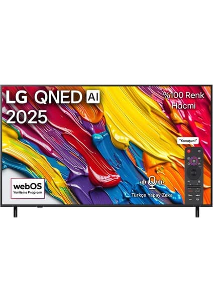 LG 65QNED82A6B 65'' 164 Ekran 4K Ultra HD webOS QNED Smart TV