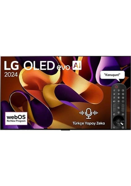 LG OLED65G45LW 65 Inç 165 Ekran 4K Ultra Hd Webos OLED Tv (Ithalatçı Garantili)