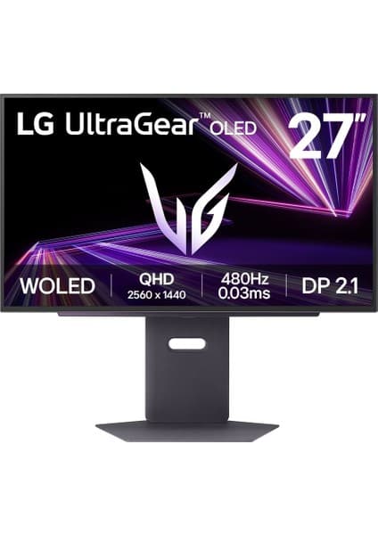 LG 27'' Ultragear OLED Gx7 27GX790A-B 480Hz 0.03MS OLED Qhd Pivot Gaming Monitör