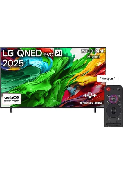 LG 100QNED86A 100'' 254 Ekran Uydu Alıcılı 4K Ultra HD Smart webOS QNED Evo MiniLED TV